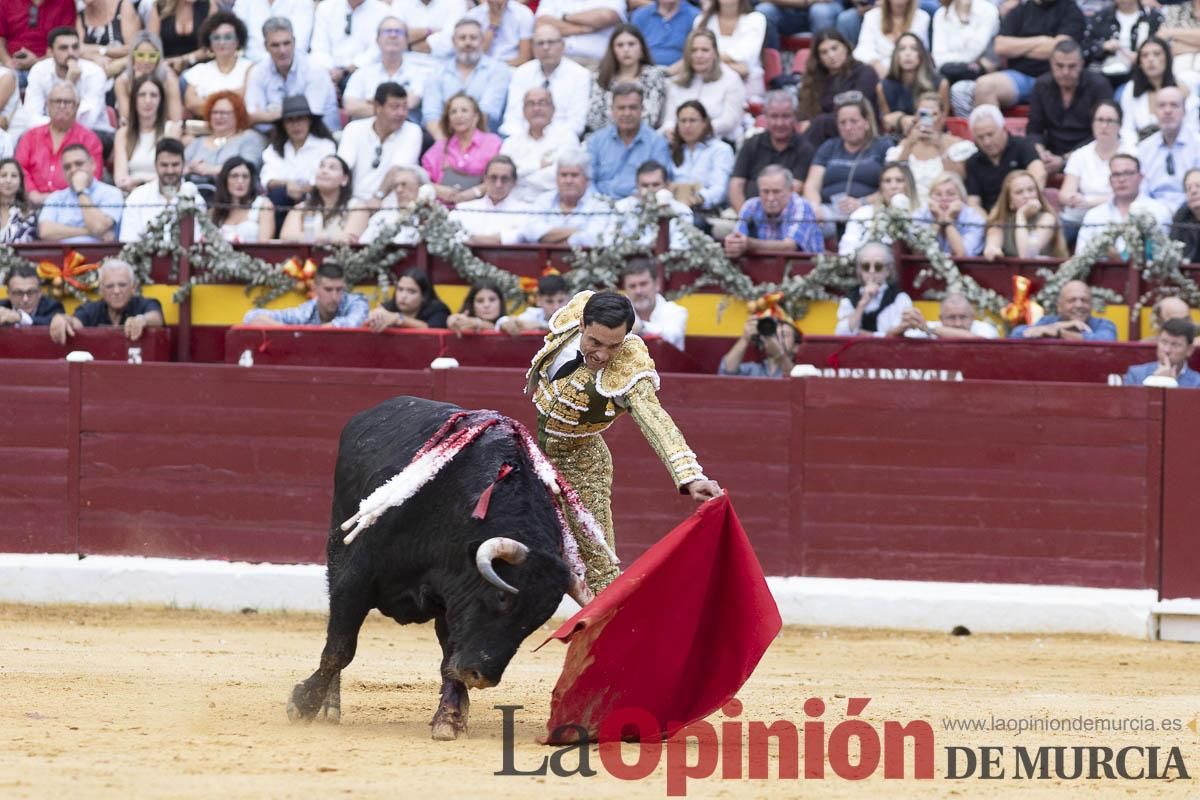 Cuarta corrida en la Feria Taurina de Murcia (Castella, Manzanares y Ureña)