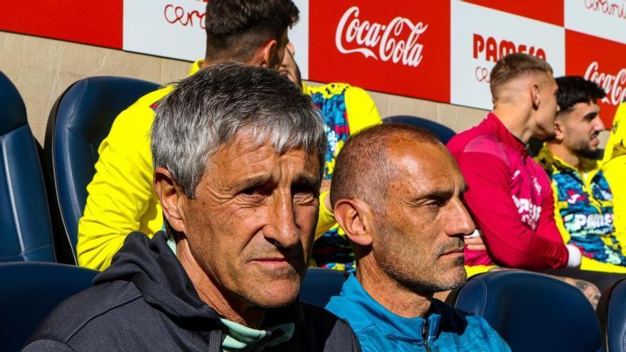 Quique Setién, en cuadro para visitar al Mallorca