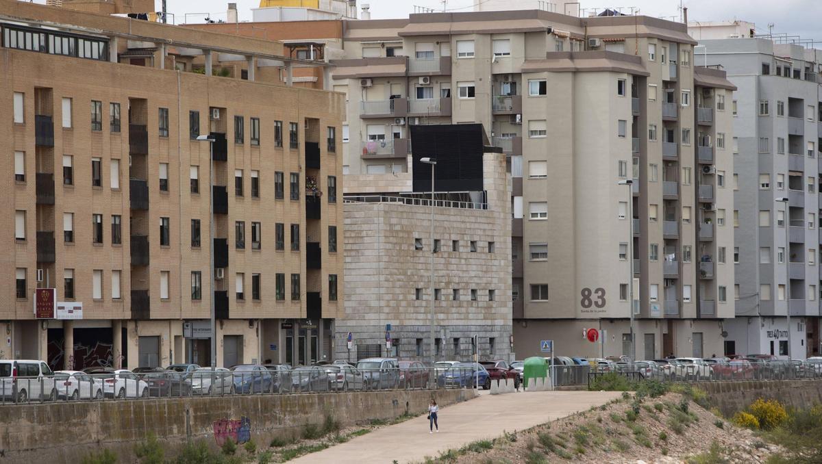 Bloques de viviendas en Sagunt.