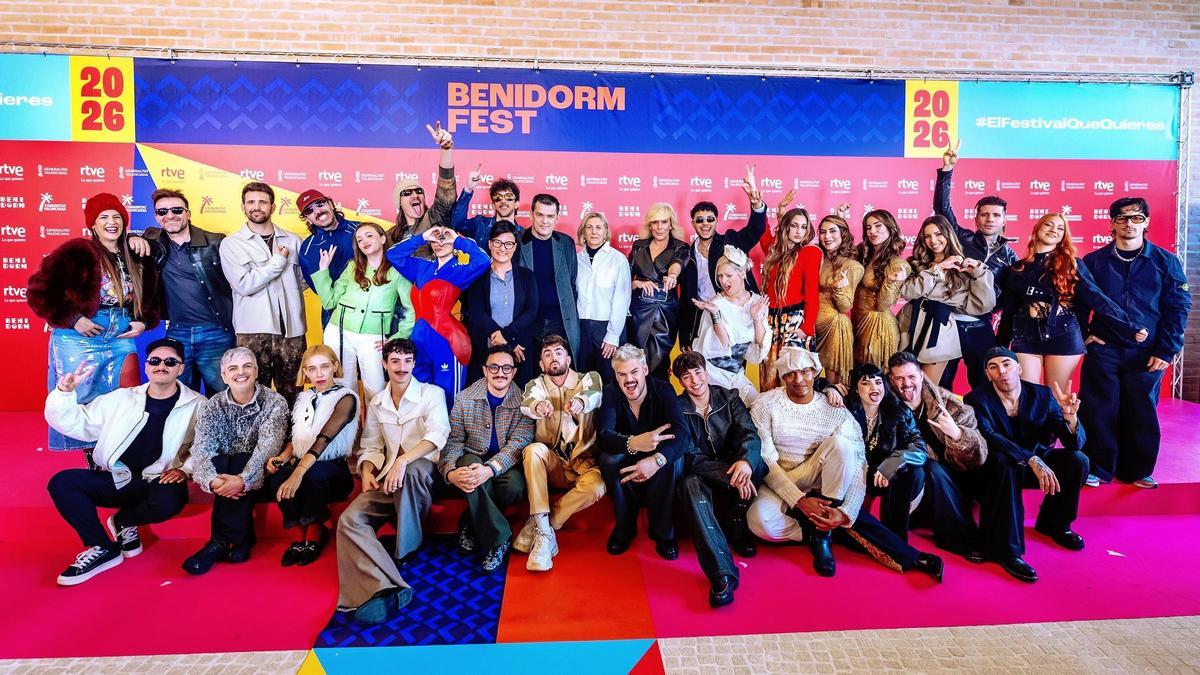 Todos los participantes del Benidorm Fest 2026
