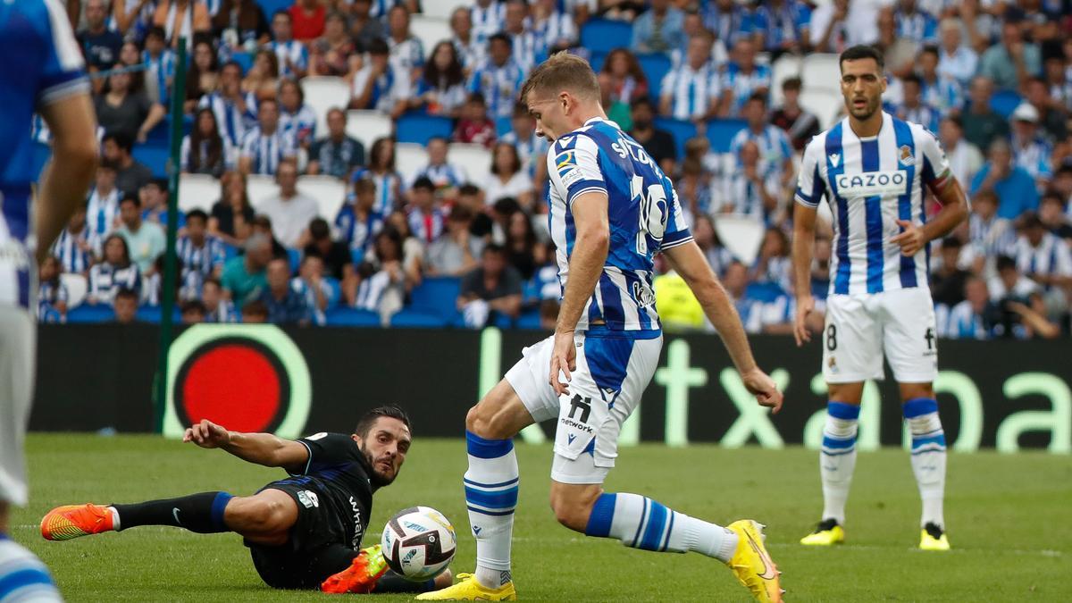 Koke ha rajado del arbitraje tras empatar contra la Real Sociedad