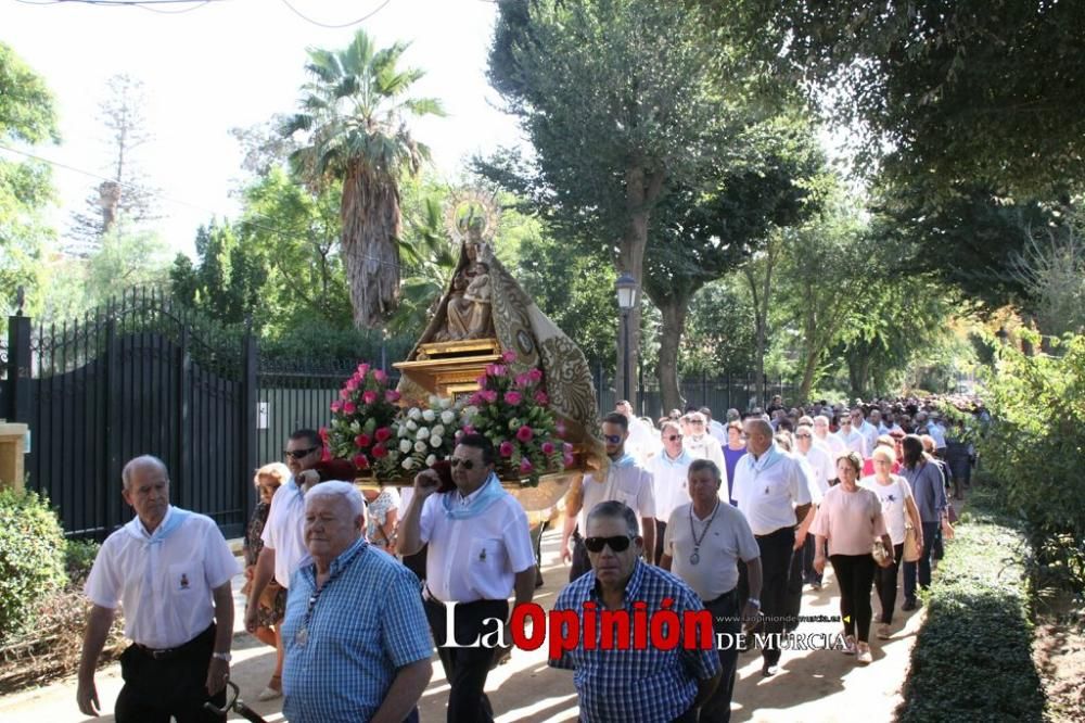 La Virgen de las Huertas llega a Lorca para las fiestas