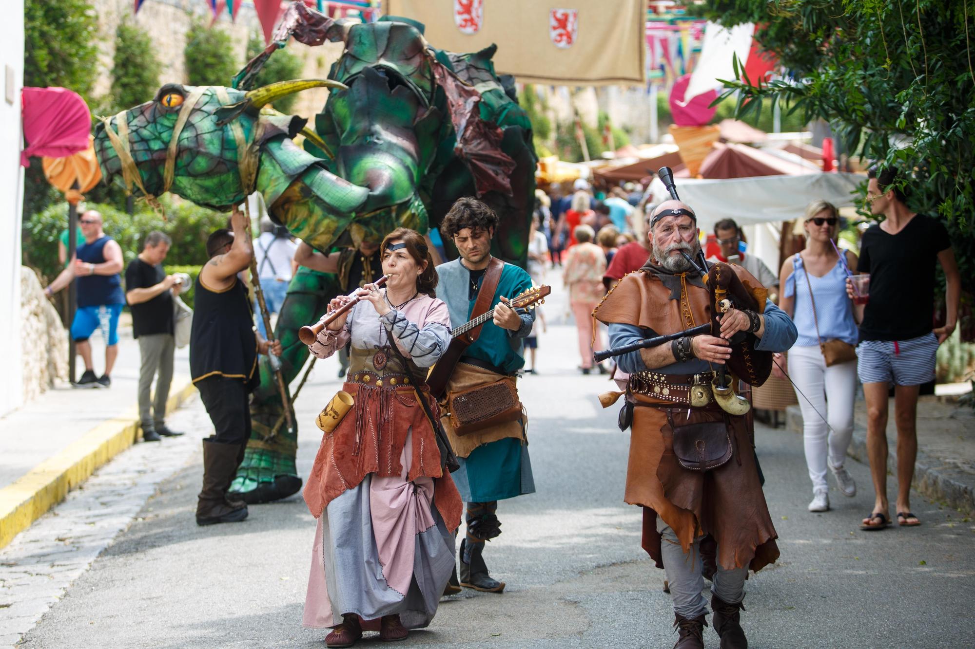 Edición de 2018 de la Feria Medieval de Ibiza.