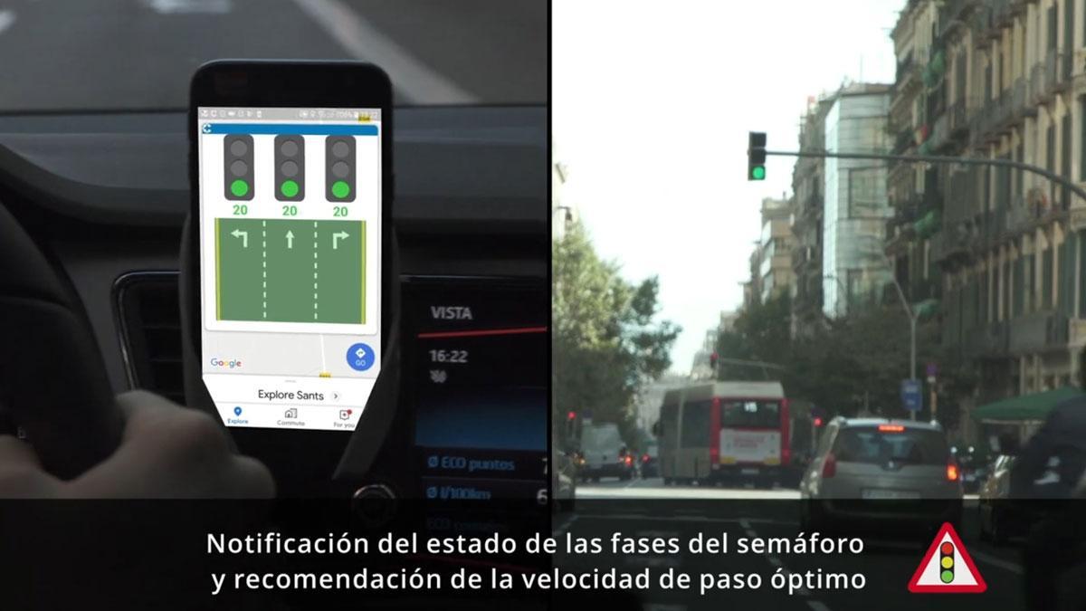 Una 'app' avisa de los cambios de semáforo