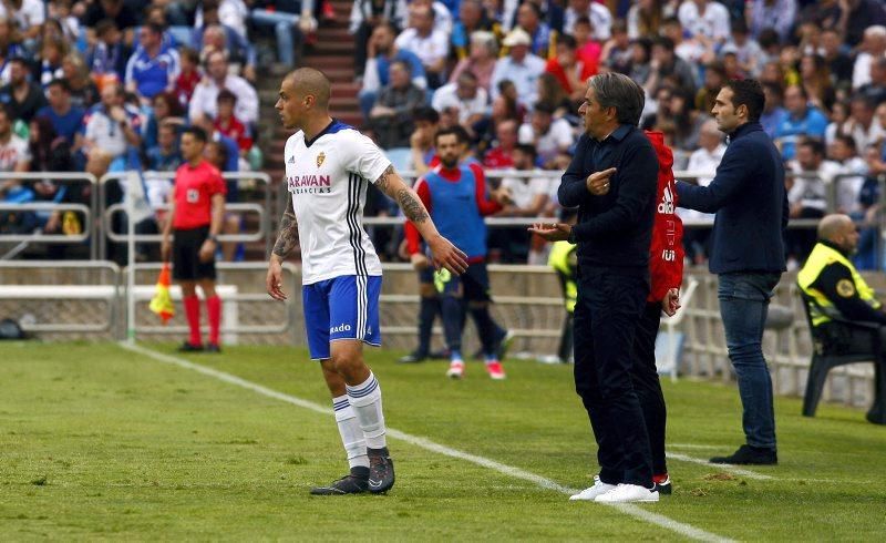 Sufrida victoria del Real Zaragoza contra el Sporting de Gijón