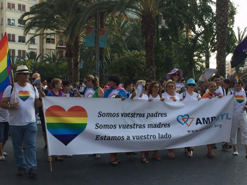 Manifestación del Orgullo en Alicante 2018