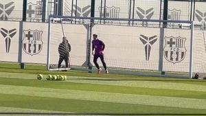 Ter Stegen, cada vez más cerca del alta.