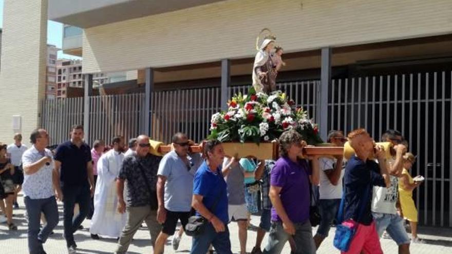 Procesión en honor a la patrona de los pescadores.