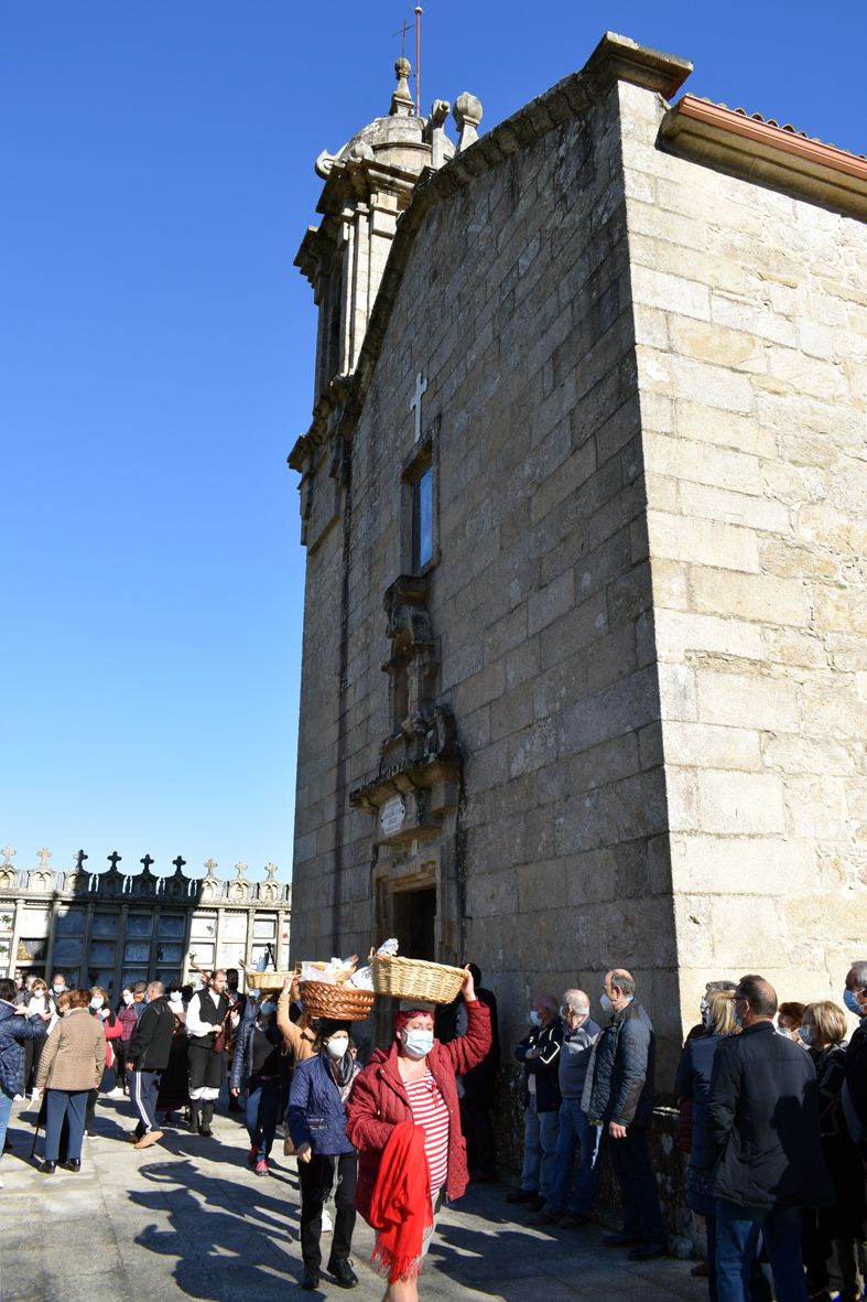 La llegada a la iglesia parroquial.