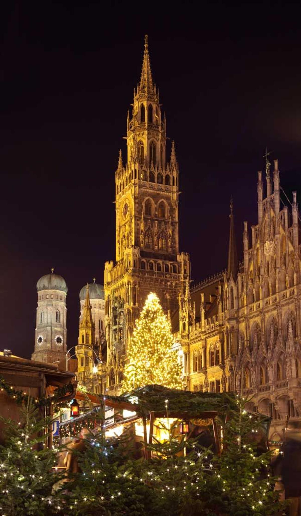 El árbol de Navidad de Marienplatz