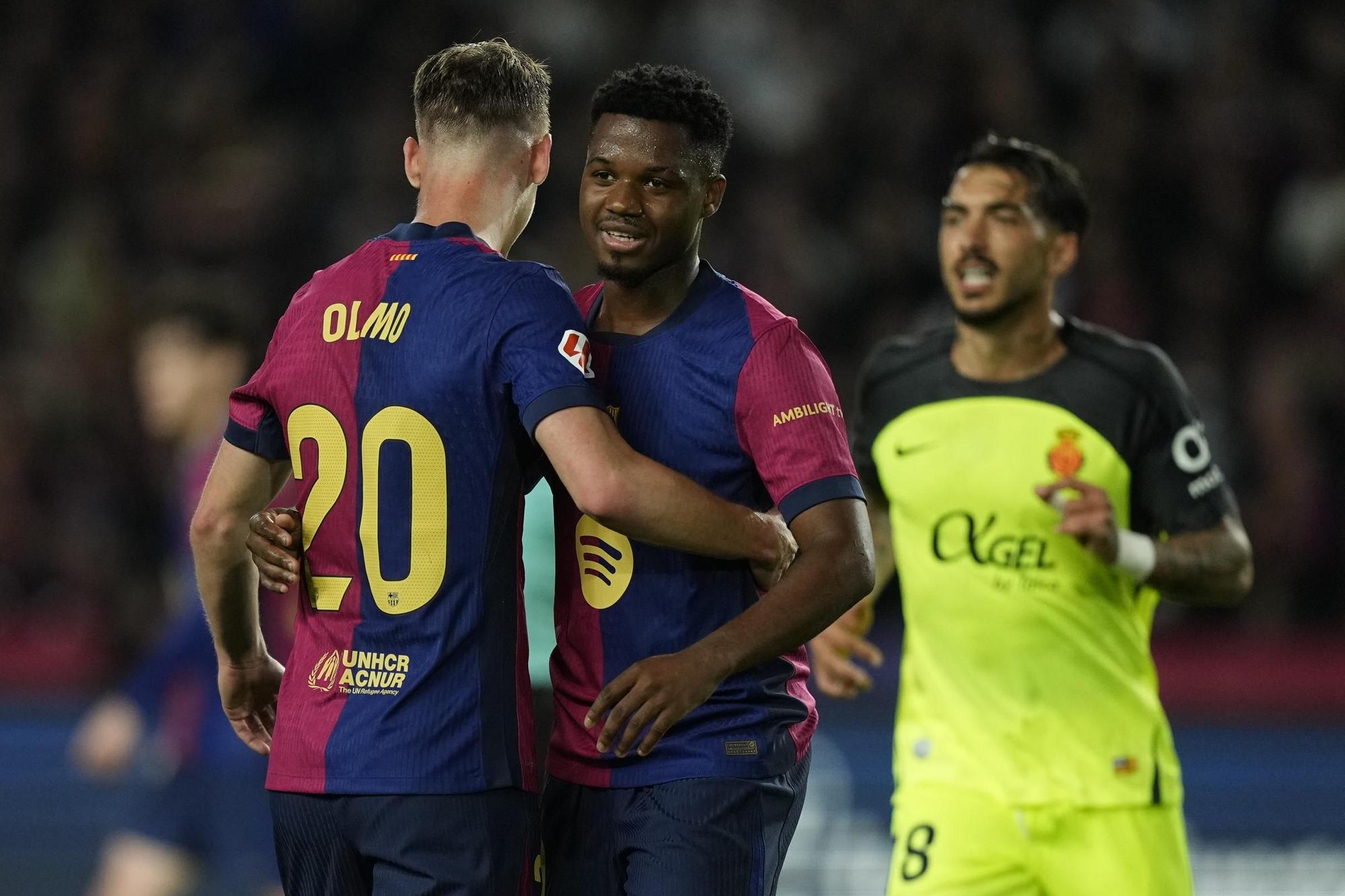 Empate sin goles entre el Barça y el Mallorca al descanso