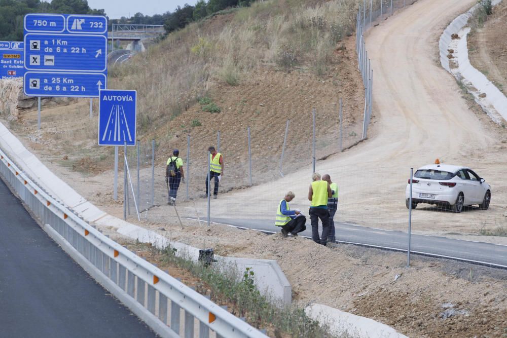 Inauguració del desdoblament de l'N-II a Vilademuls