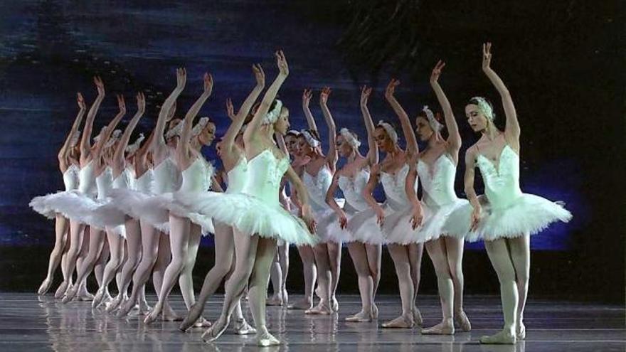 Representación de «El lago de los cisnes» a cargo del Ballet Clásico de Kiev.