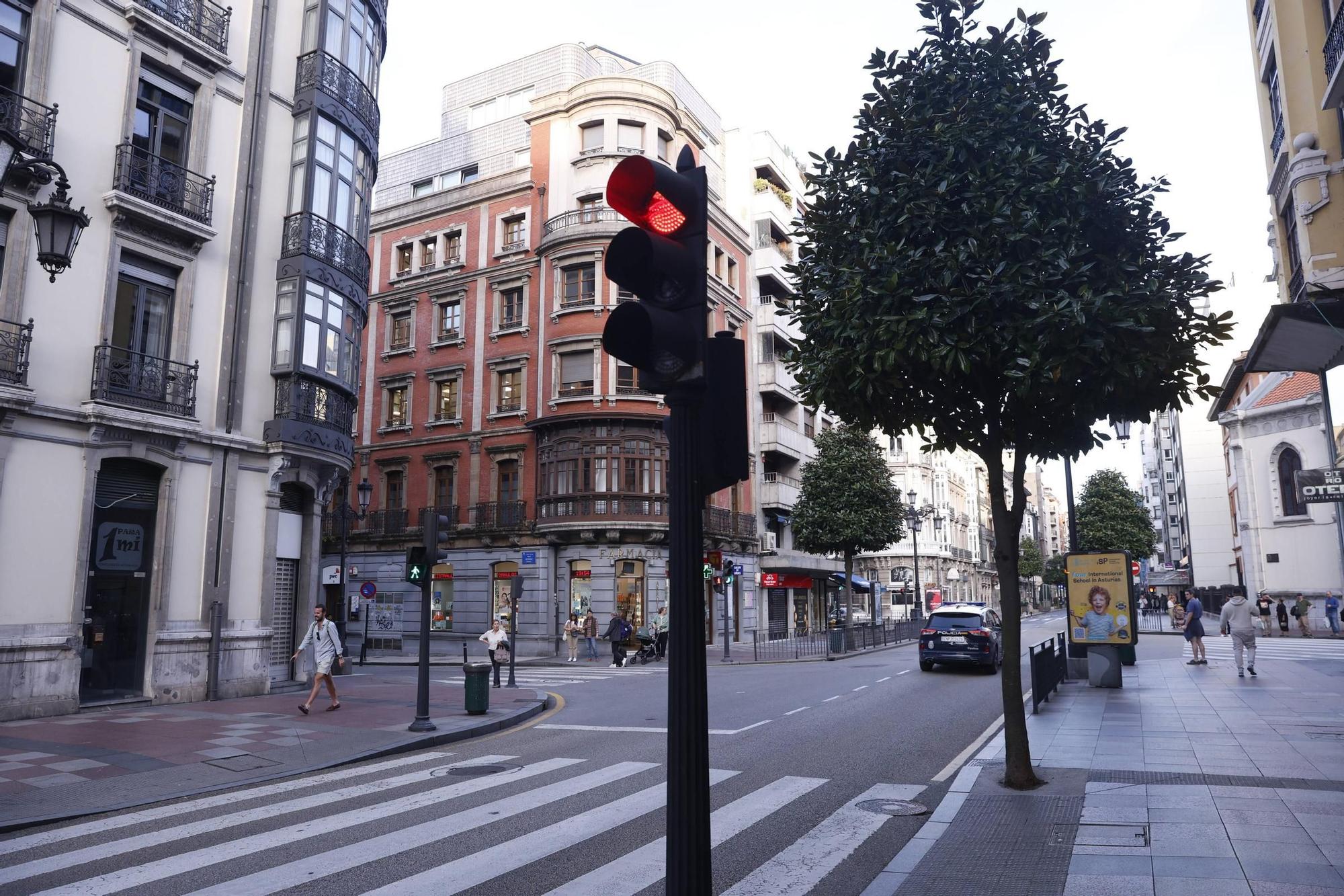 EN IMÁGENES: así se vivió el apagón en Oviedo