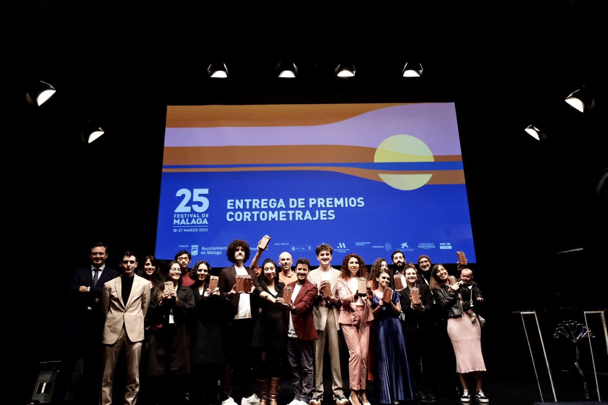 Entrega de premios a los cortometrajes del Festival de Málaga