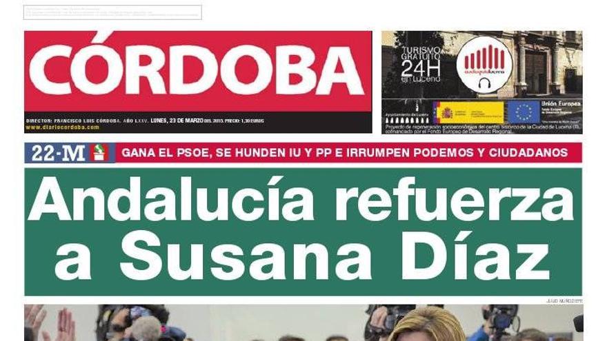 La portada de CÓRDOBA