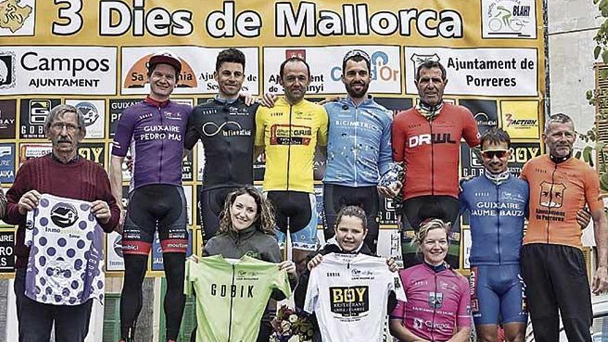 Podio general de las diferentes clasificaciones de los &#039;Tres Dies de Mallorca&#039;.