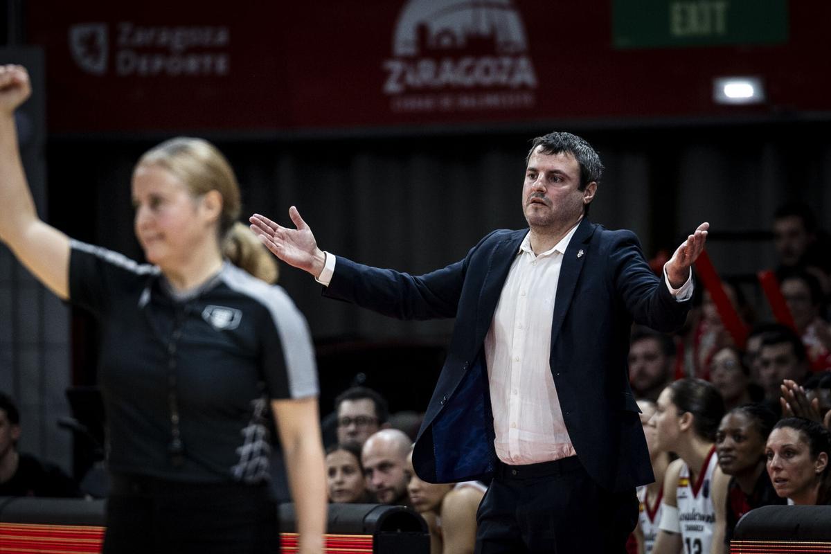 Carlos Cantero, durante el partido de Euroliga ante el Praga en el Príncipe Felipe.