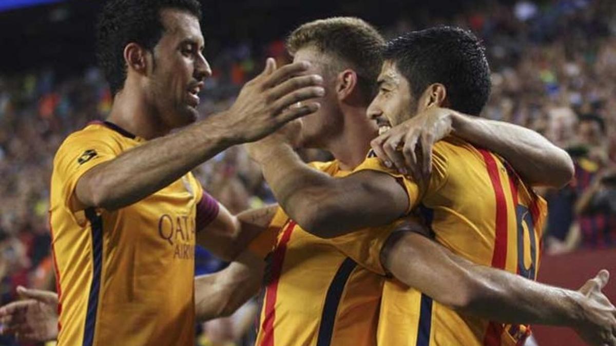 Busquets y Suárez, los únicos que han salido de inicio en los cuatro partidos de la pretemporada