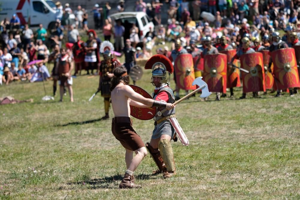 Batalla en la fiesta Astur romana en Carabanzo