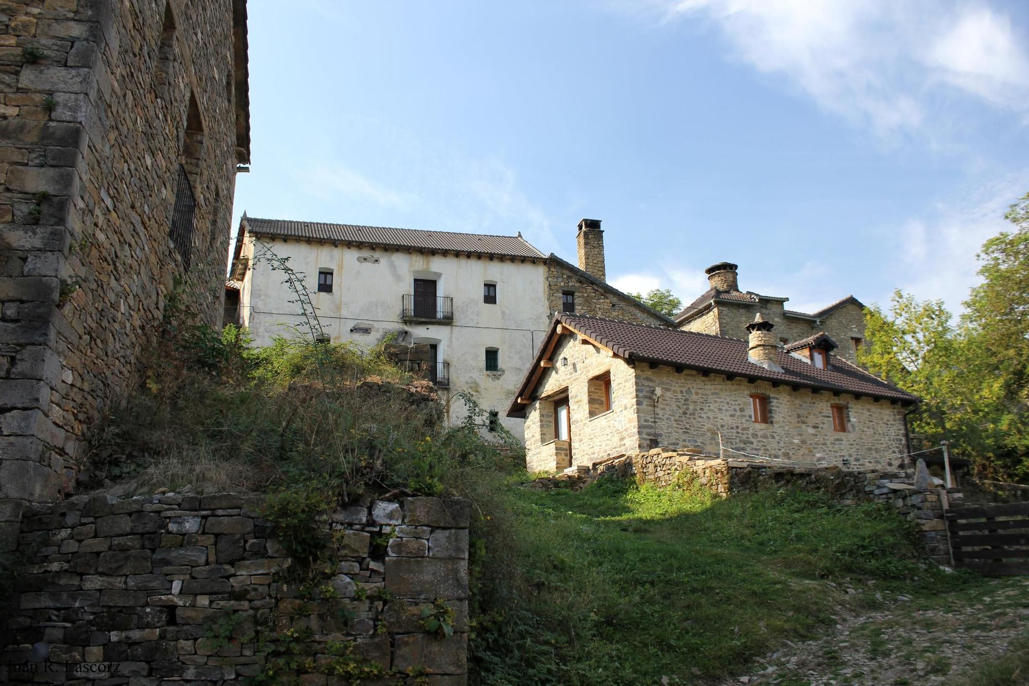 Pueblo de Bergua, España.
