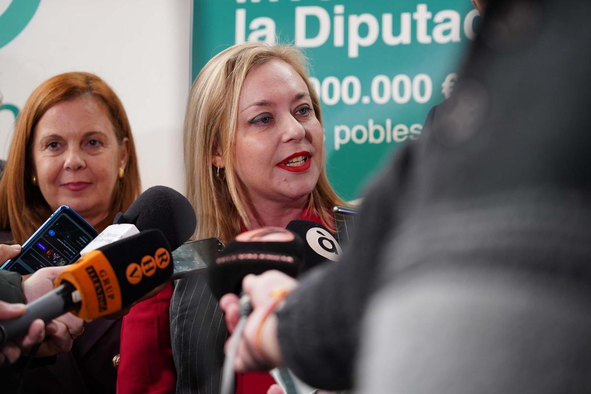 La vicepresidenta de la Diputació, Natàlia Enguix.