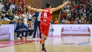 Juani Marcos jugó su mejor partido en la Liga Endesa en la victoria ante Valencia Basket