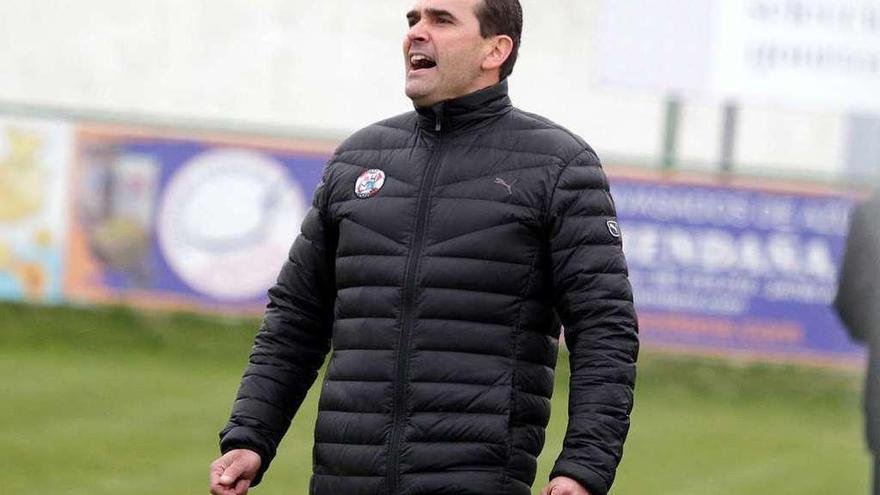 Miguel Losada, durante el partido ante el Astorga.