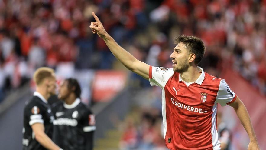 Braga - Friburgo I El gol de Tiknaz