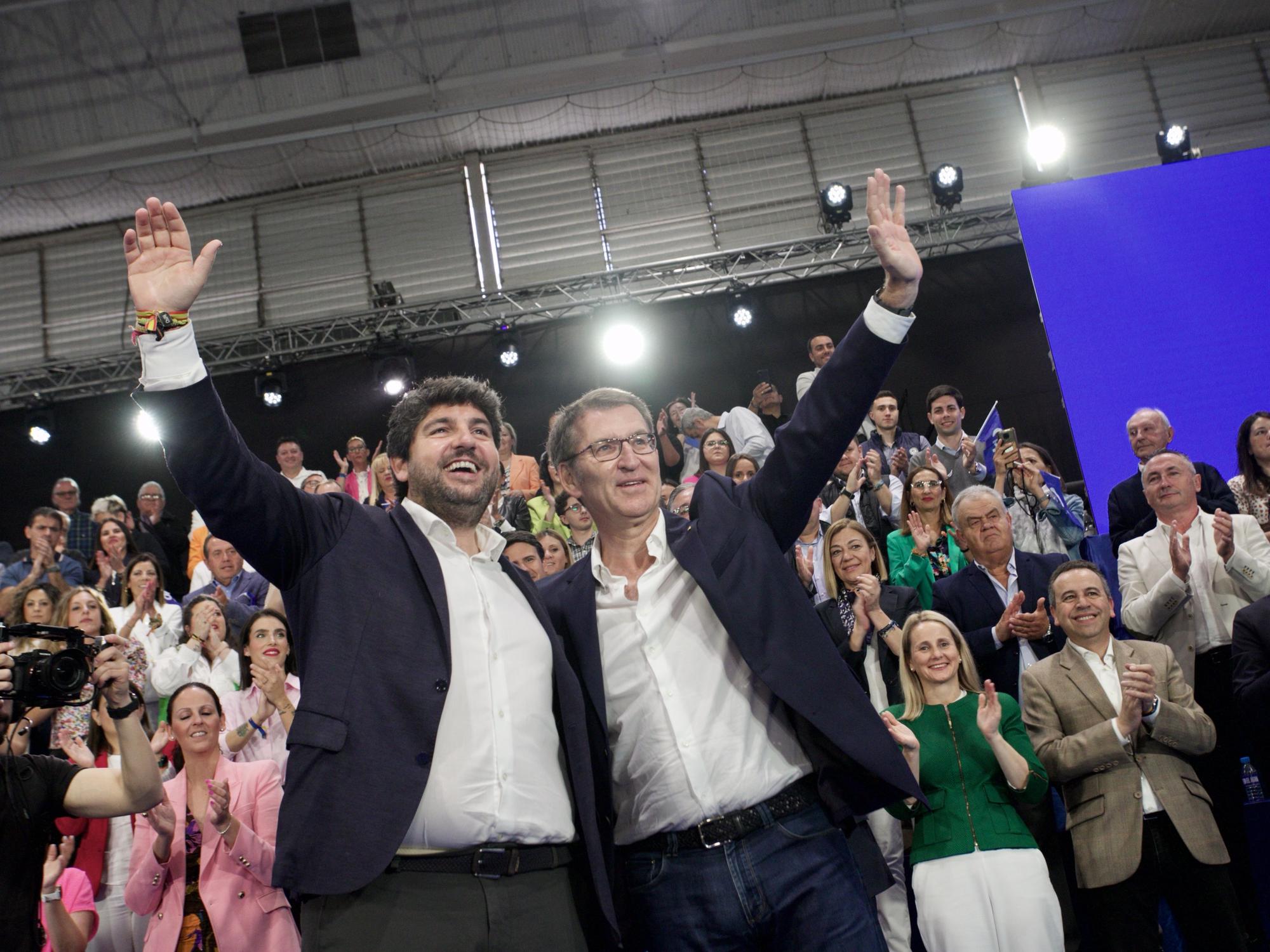 Acto del PP en Murcia con Feijóo