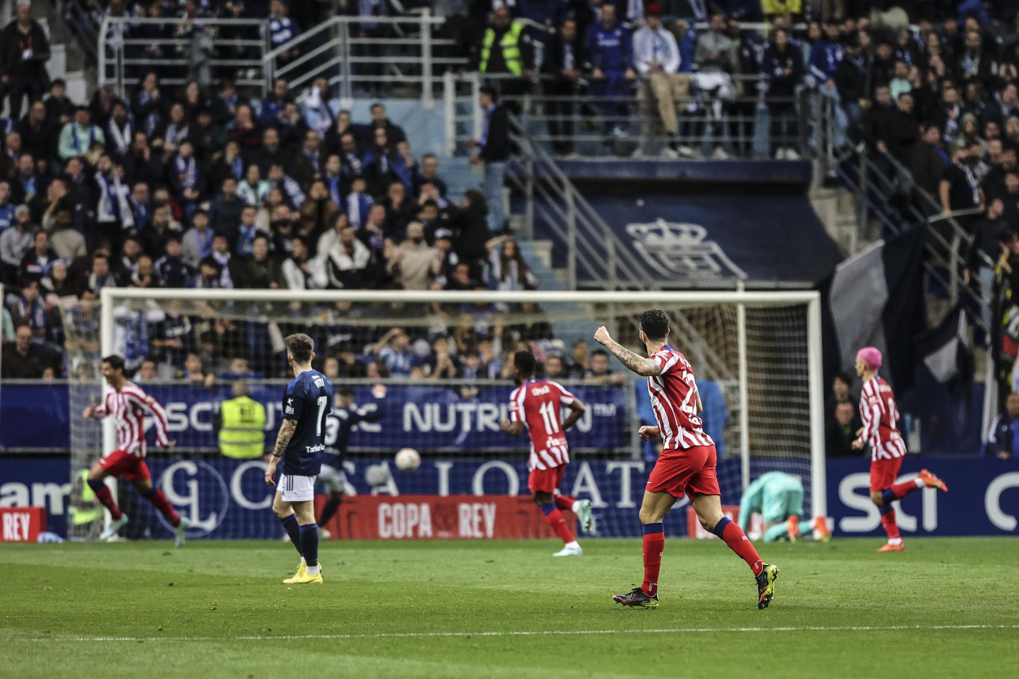 En imágenes: así fue el duelo copero entre el Real Oviedo y el Atlético de Madrid