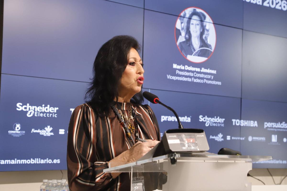 A.J.González Córdoba foro profesional “Panorama Inmobiliario Córdoba 2026” María Dolores Jiménez