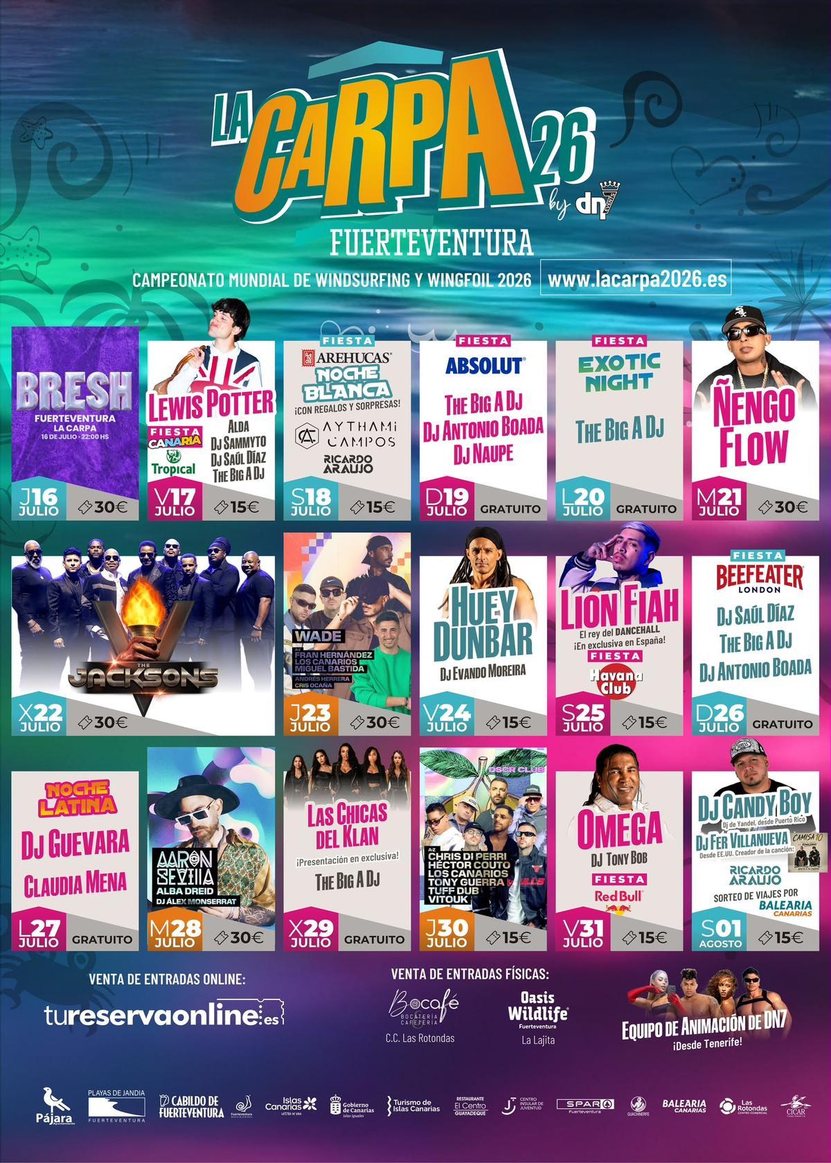 Cartel de La Carpa 2026