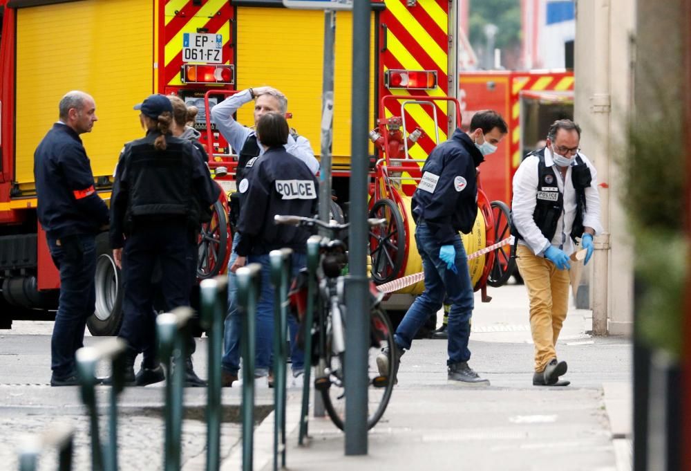 Las imágenes tras la explosión en Lyon.