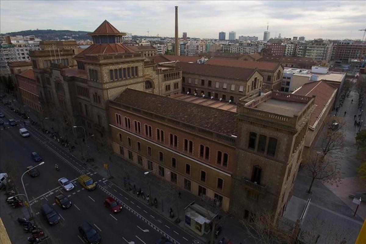 El recinto de la Escola Industrial.