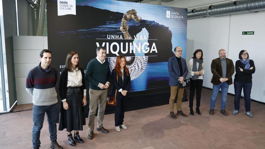 Presentación de la muestra “Unha vida viquinga”. |  // ANTONIO HERNÁNDEZ