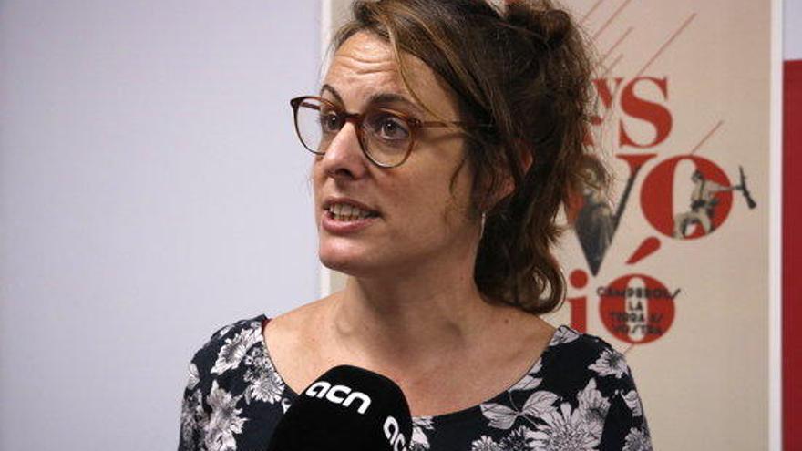 Mireia Vehí, cap de llista de la CUP a les eleccions espanyoles.