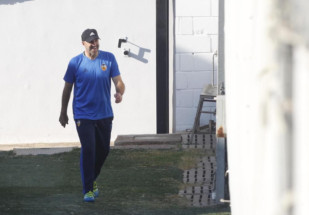 Las mejores imágenes del entrenamiento del Valencia CF