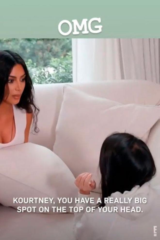 Kim y Kourtney Kardashian en pánico capilar