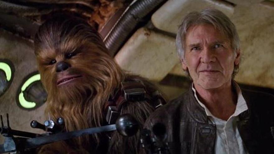 La nueva imagen de Han Solo y Chewbacca.