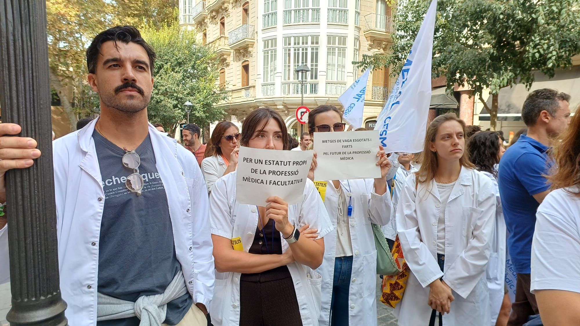 Los médicos residentes han secundado en masa la huelga