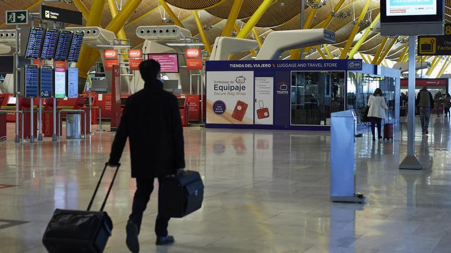 Aeropuerto de Madrid-Barajas.