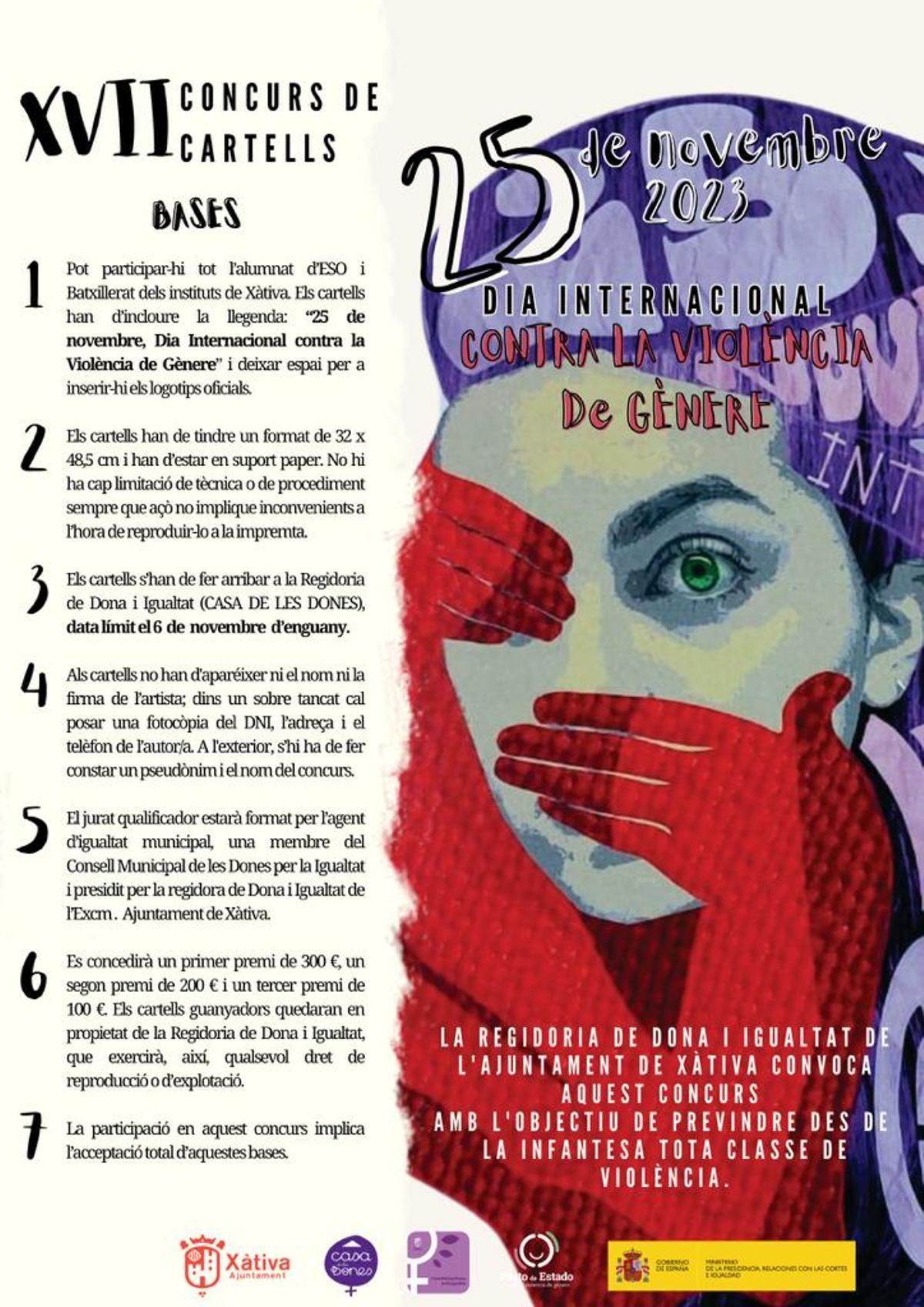 Información del concurso de carteles.