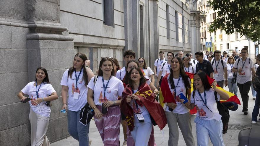 Murcianos presentes en la visita del Papa León XIV