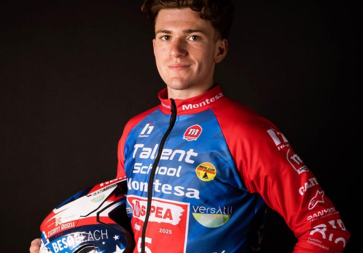 Alex Canales, una de las promesas del trial internacional. | | BESO BEACH