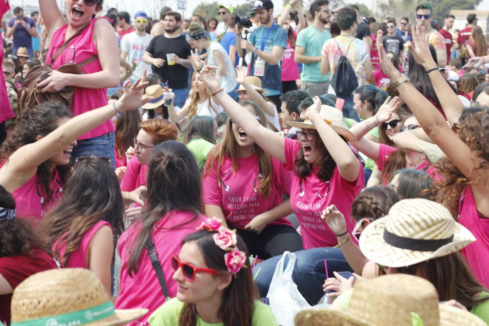 Llenazo en la macrofiesta universitaria en La Punta