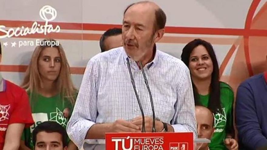 Rubalcaba: "Nos jugamos el futuro de España"