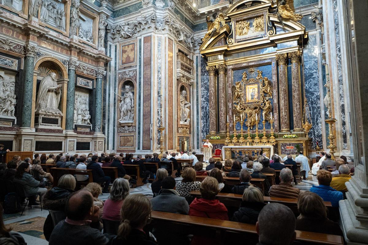 Misa en Santa María la Mayor de Roma