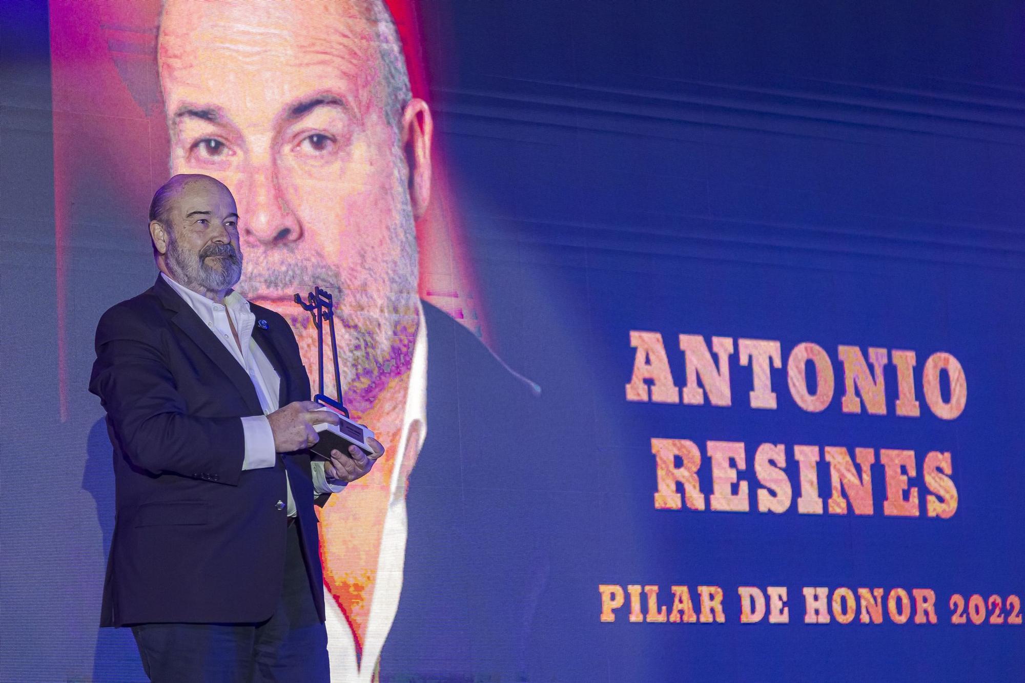 Intervención de Resines en la entrega del premio en homenaje a su trayectoria