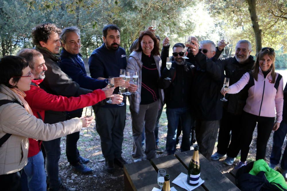 Acord entre Girona i Celrà per compartir el castell de Sant Miquel